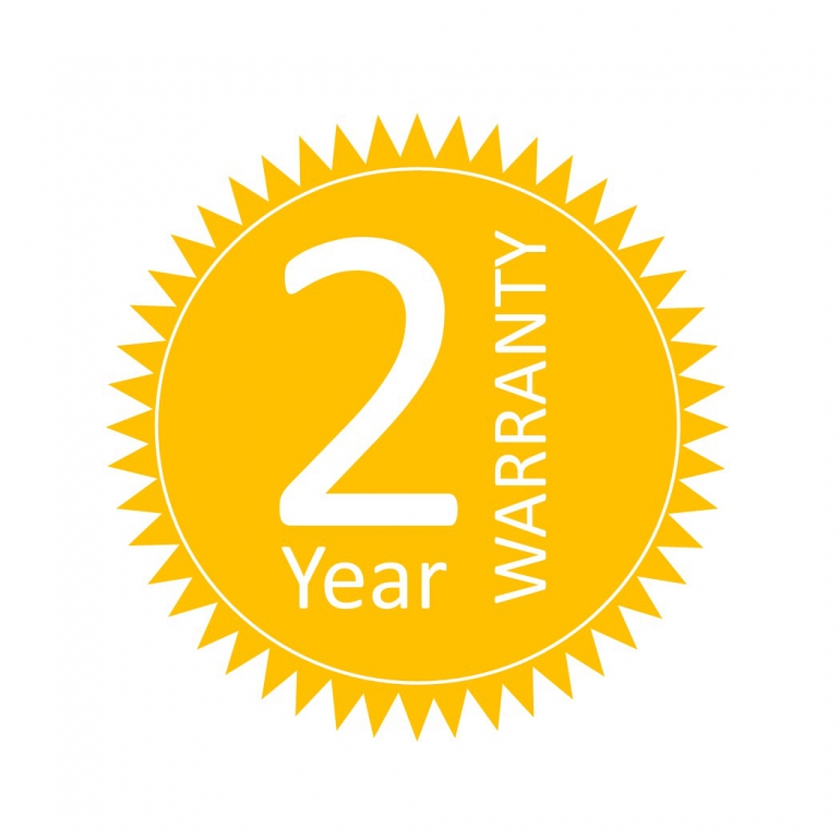 2 YEAR WARRANTY SEAL